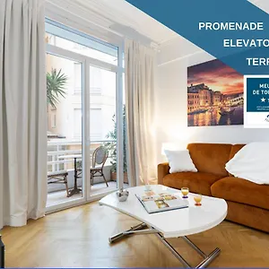  Appartement Promenade, 2pièces Chic Et Clim Avec Terrasse